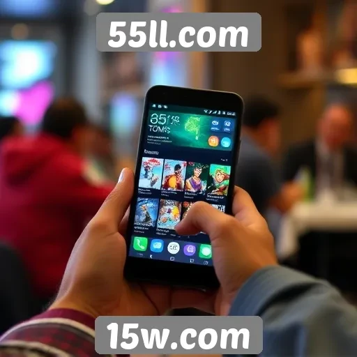 Experiência do usuário em dispositivos móveis no 55ll.com