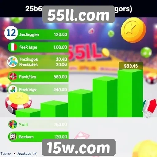 Estatísticas de jogos populares no 55ll.com