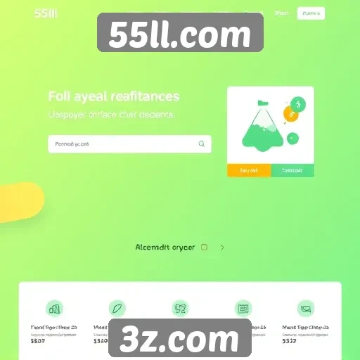 Análise da interface de usuário do site 55ll.com