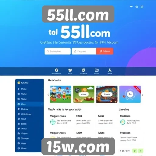 Análise da interface do usuário do site 55ll.com